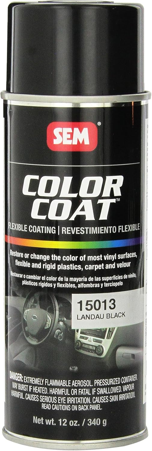 SEM Color Coat Aerosol 15013 Landau Black