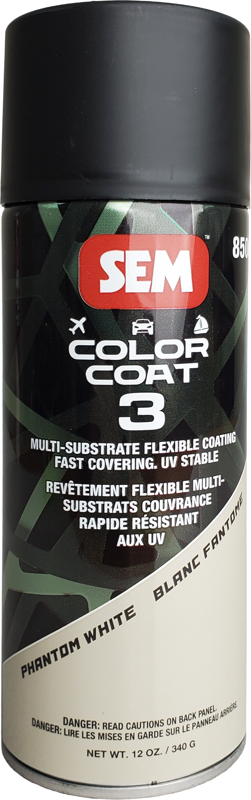SEM Color Coat 3 Aerosol 85003 Phantom White