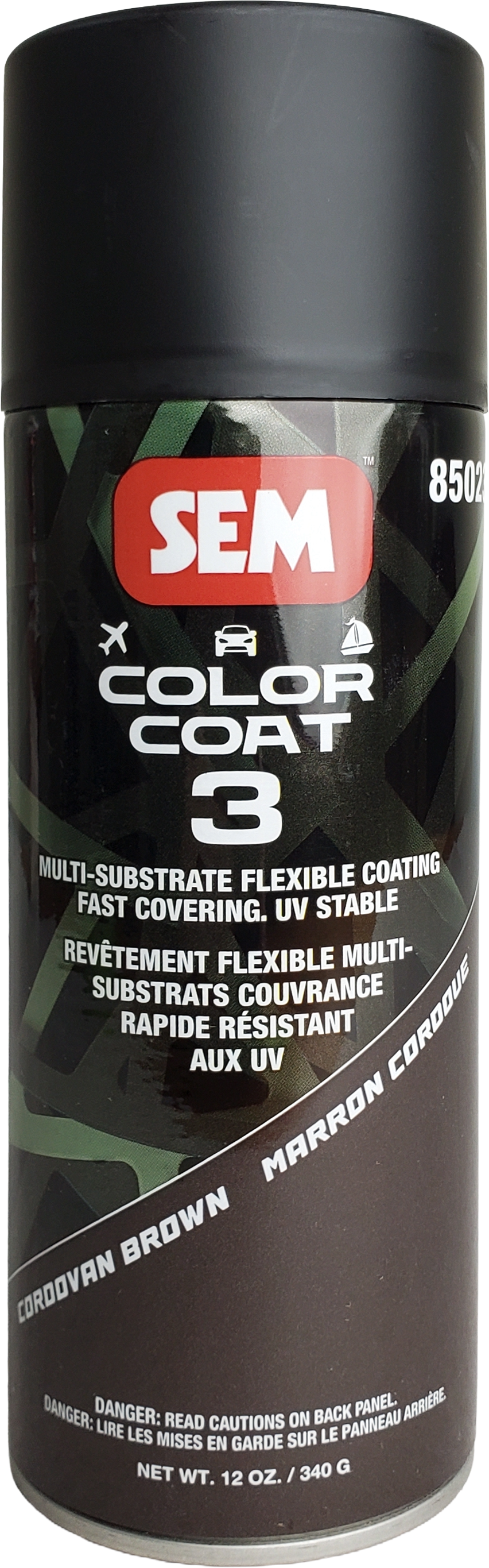 SEM Color Coat 3 Aerosol 85023 Cordovan Brown