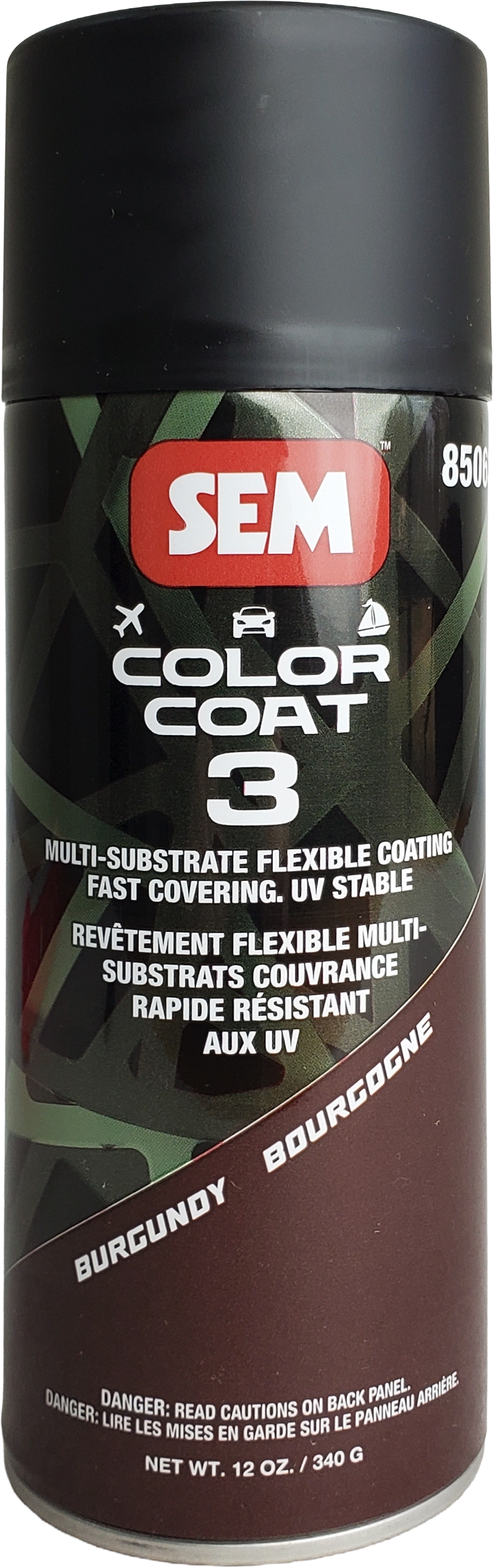 SEM Color Coat 3 Aerosol 85063 Burgundy