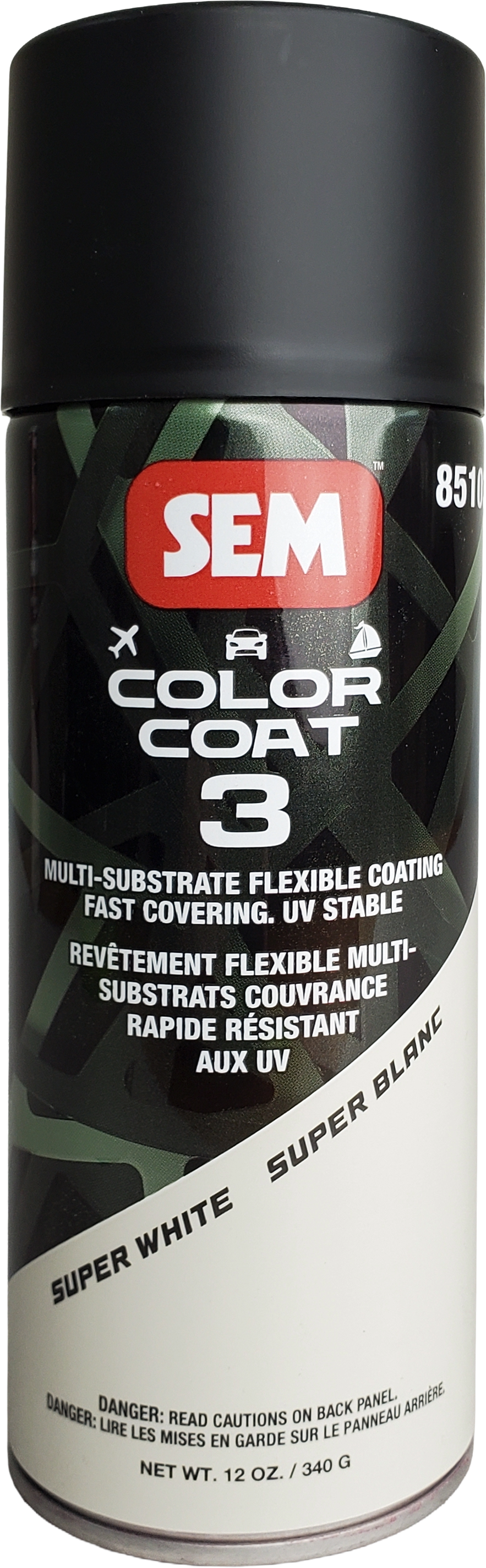 SEM Color Coat 3 Aerosol 85103 Super White