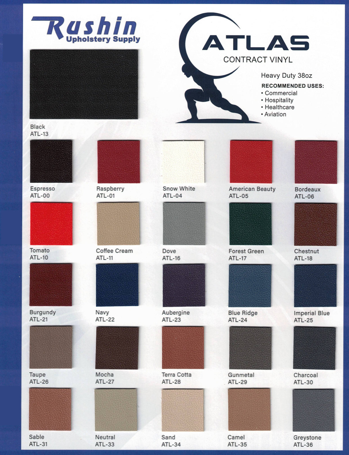 Atlas Espresso Aviation Spec Vinyl