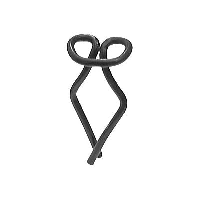 Trim Clip Fastener 1/2 Hd 1/4 Hole - Black Japan