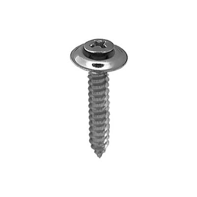 8 X 1 Phil Oval Hd Sems Tap Screw Cntrsnk Chrm