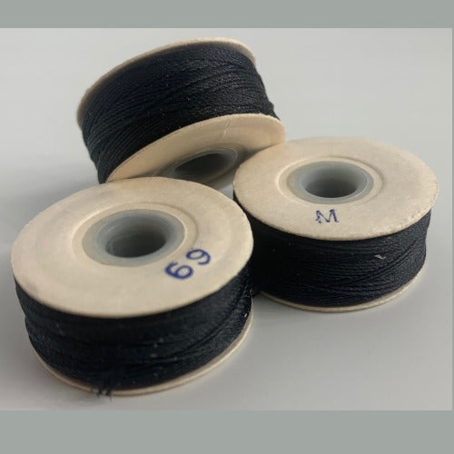 Black "M" Bobbins - High-Spec-1/2 Gross