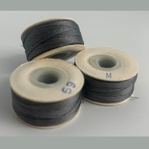Dark Gray "M" Bobbins - High-Spec-1/2 Gross