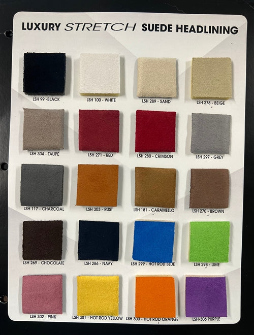 Charcoal Luxury Suede Headliner