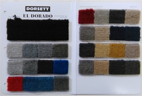 El Dorado Cutpile Carpet Sample Card