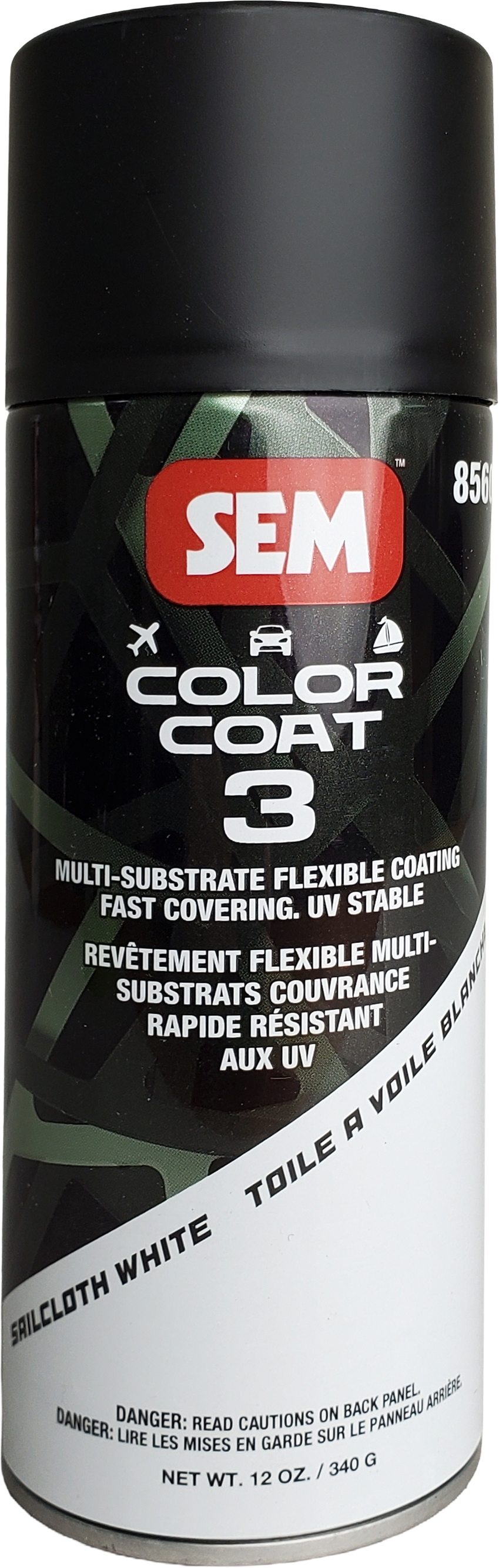 SEM Color Coat 3 Aerosol 85603 Sailcloth White