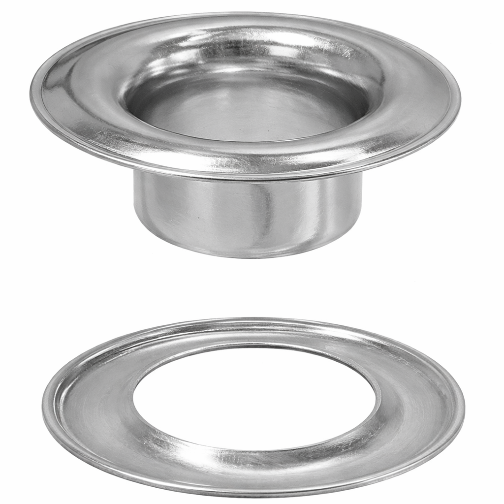 Size 0 Nickel Grommets & Washers – 1/4"