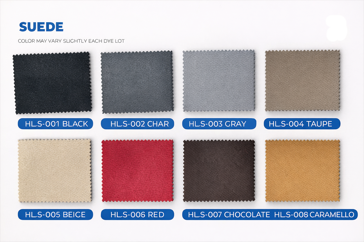 Suede Headliner Sample Card