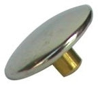 Snap Fastener Cap/Button 1/4" Long Barrel Stainless Steel