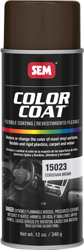 SEM Color Coat Aerosol 15023 Cordovan Brown | Rushin Upholstery Supply