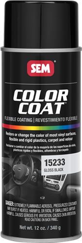 SEM Color Coat Aerosol 15233 Gloss Black