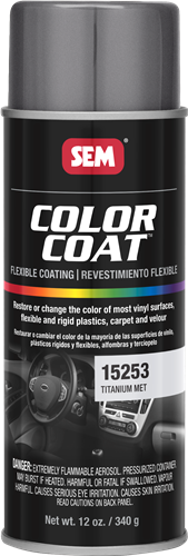 SEM Color Coat Aerosol 15253 Titanium Metallic